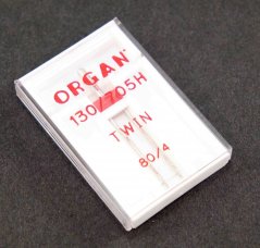 Dvojihla do šijacích strojov ORGAN - 1 ks - veľkosť 4/80