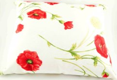 Herbal pillow against snoring - poppies with flower buds - size 35 cm x 28 cm