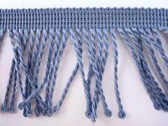 Fringes - blue - width 5 cm