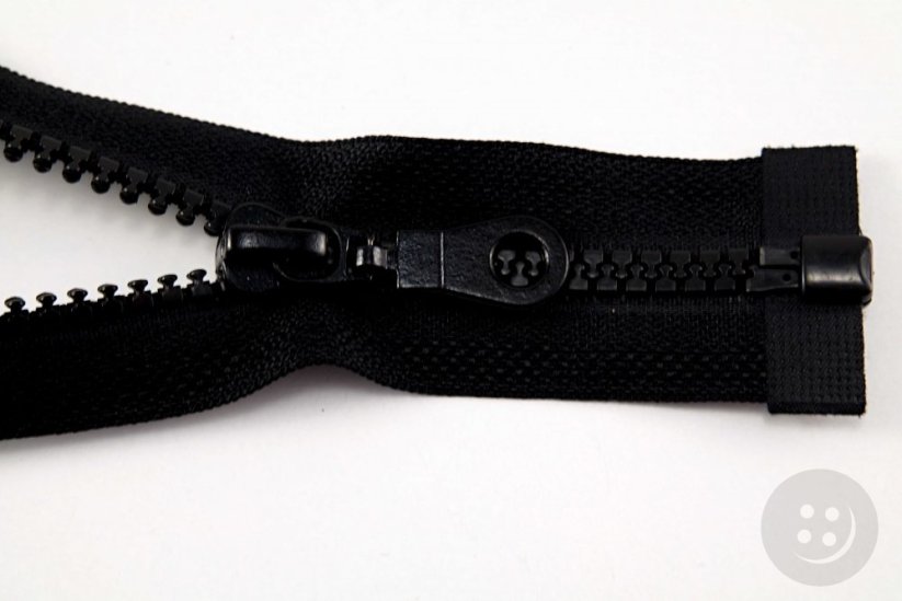 Dělitelný kostěný zip - délka (30 - 95 cm) - různé barvy
