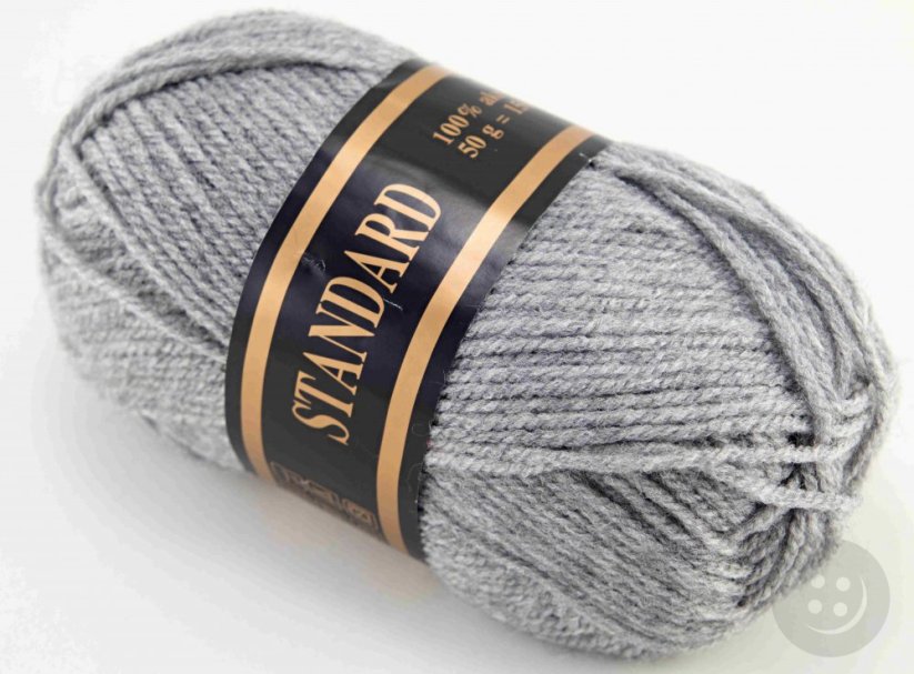 Yarn Standard -  light gray striped 1001