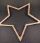 Wooden star for macrame - dimensions 27 cm x 21 cm