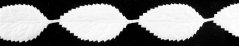 Galonový prýmek - lesklá bílá - šíře 2,8 cm
