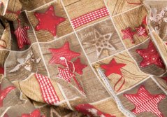 Bavlněné plátno - vánoční patchwork - šířka 160 cm