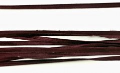 Sametová stuha - tmavě vínová - šířka 0,35 cm
