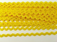 Textilná hadovka - stredna žltá - šírka 0,6 cm