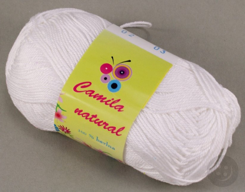 Yarn Camila natural - white - color number 2