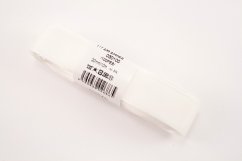 White taffeta ribbon No. 100