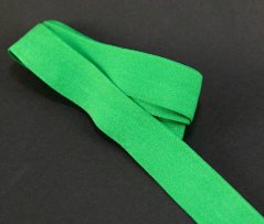 Edging elastic band - green matte - width 2 cm