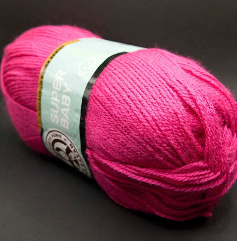 Yarn Super baby - dark pink 044