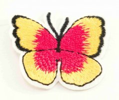 Nažehľovacia záplata - Motýlik - rozmer 4 cm x 3,5 cm