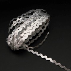 Leonsche Borte - Schlangenband - silber - Breite 0,7 cm