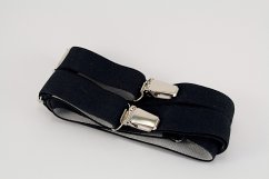 Herren Hosenträger - schwarz - Breite 2,5 cm