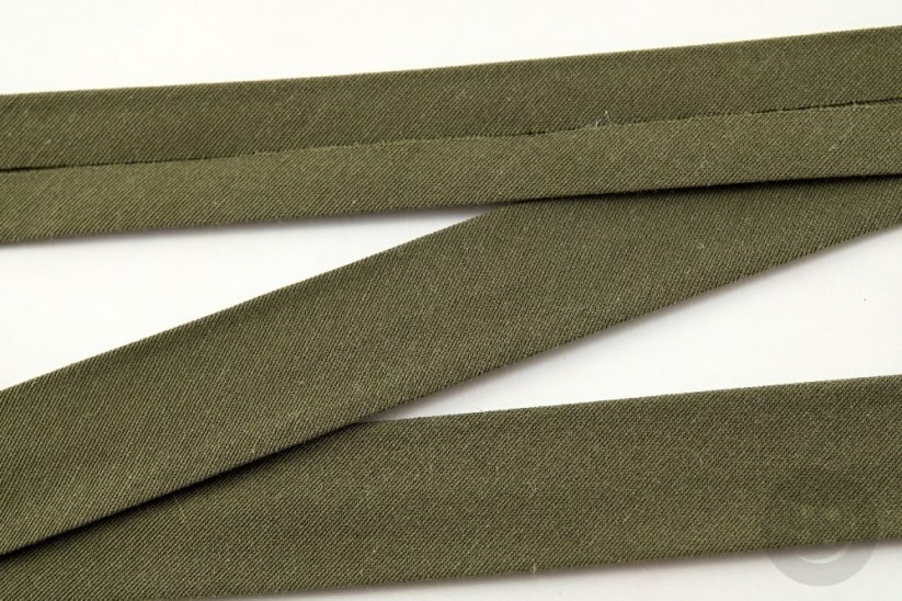 Baumwoll-Schrägband - Breite 1,4 cm - Fischgrät-Baumwollbänderfarben: meruňková