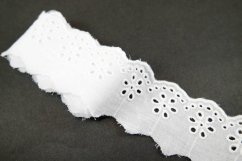 Bavlněná Madeira  - bílá - šířka 4 cm