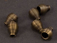 Metall Kordelstopper - silber | gold - Kordelzug 0,5 cm
