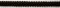 Galónový prámik - tmavo hnedá - šírka 1,8 cm