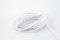 Thin round elastics - white - diameter 0,12 cm