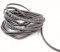 Clothing cotton cord - dark gray - diameter 0.5 cm