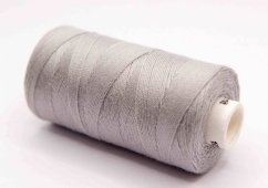 Polyester denim threads in a coil of 200 m - light grey