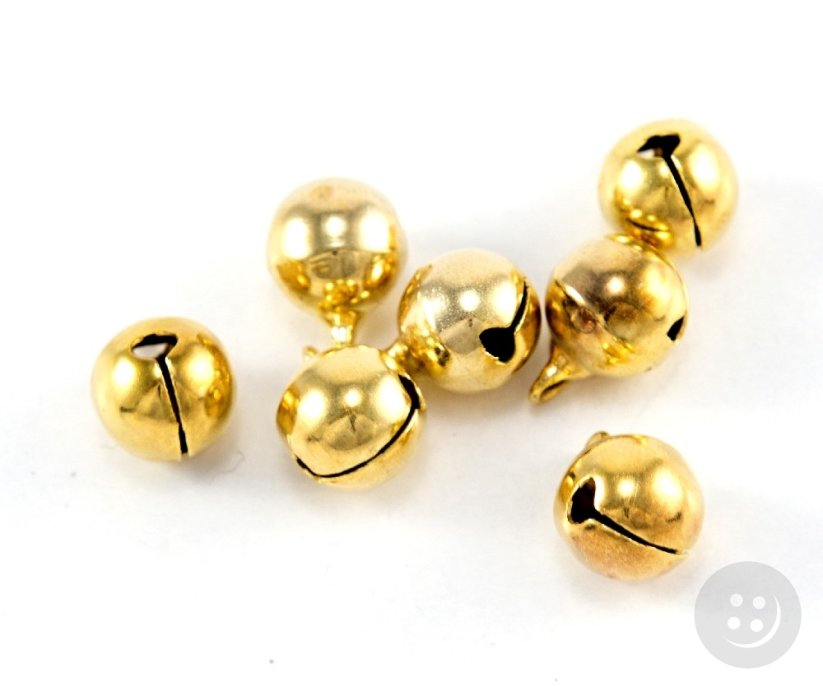Jingle bell - gold - diameter  1 cm