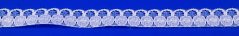 Polyester Lace - white - width 1,2 cm