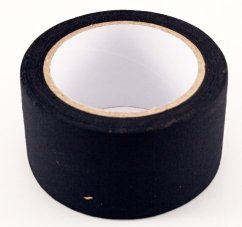 Kobercová lepící páska - černá - šíře 4,8 cm