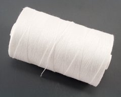 Stitching thread - white - 100% viscose - 1000m