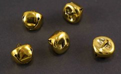 Rolnička - zlatá - průměr 1,4 cm