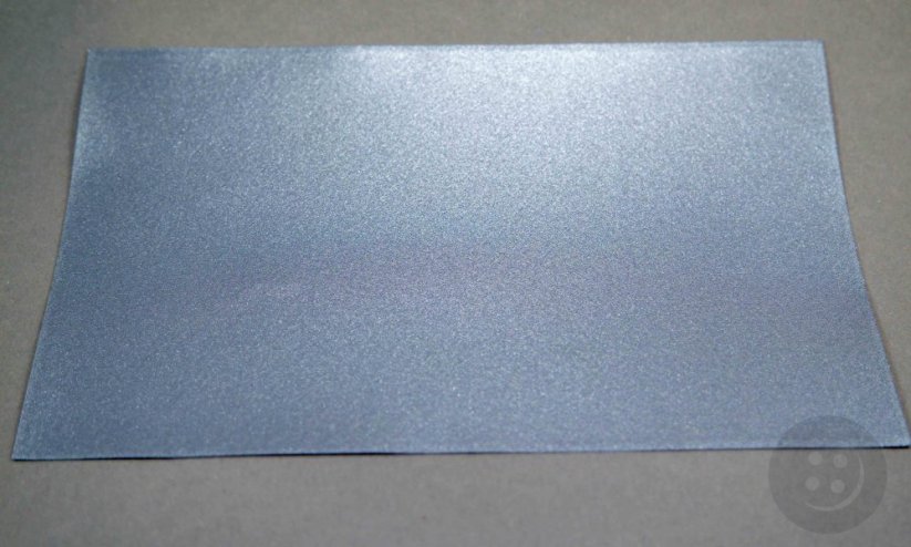 Reflective self-adhesive patch - silver - diameters 10 cm x 16 cm