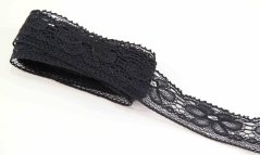 Polyester Lace - black - width 2,2 cm