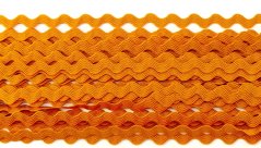 Textilná hadovka - tmavo oranžová - šírka 0,6 cm