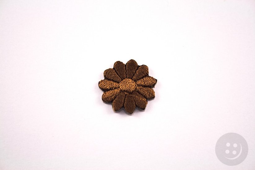 Nažehľovacia záplata - Kvet - rozmer 2 cm x 2 cm