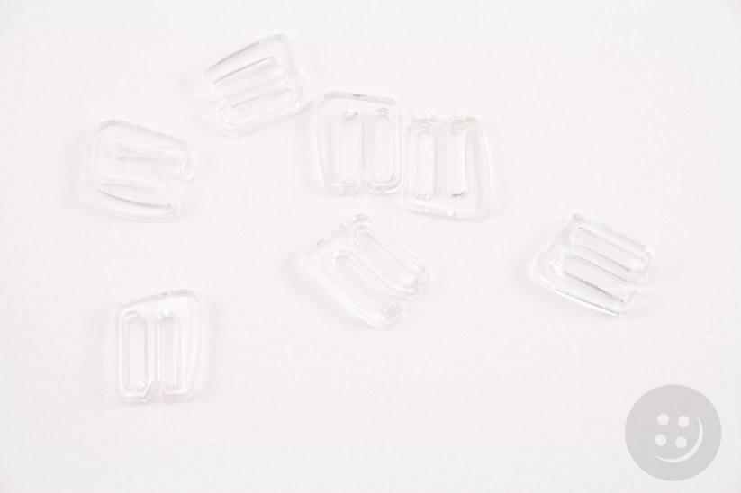 Plastic shortener - transparent - pulling hole width 1,6 cm