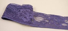 Polyester Lace - medium purple - width 6 cm
