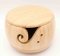 Holzschale für Knäuel - natur - Maße 9,5 x 15 cm