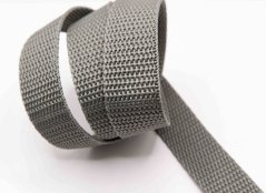 Polypropylene strap - gray - width 4 cm