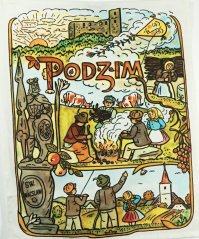 Sada 2 utierok - Josef Lada - Jeseň, zima