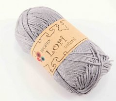 Yarn Lori natural - medium gray - 232