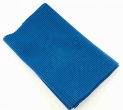 Polyester knit - Royal blue - dimensions 16 cm x 80 cm