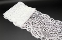 Nylonspitze - Einsatz - weiß - Breite 14 cm