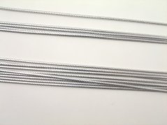 Silver lurex cord - diameter 0,15 cm