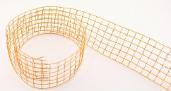 Lurex ribbon - gold - width 5 cm