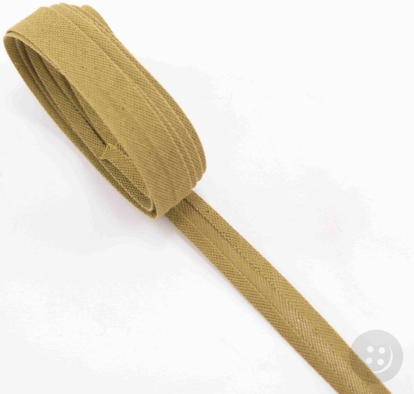 Bavlněný šikmý proužek - šíře 1,4 cm - Barvy bavlněných šikmých proužků: jarní zelená