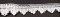 Posamentenborte - silber - Breite:  3,5 cm