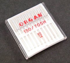 Jehly do šicích strojů Organ - 10 ks - velikost 90