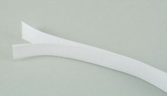 Našívací suchý zips - extra veľká prídržnosť - biela - šírka 2 cm