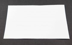 Samolepiace kožená záplata - biela - rozmer 16 cm x 10 cm