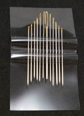 Set of needles for hand sewing - 12 pcs - length 3.5 cm - 4.5 cm