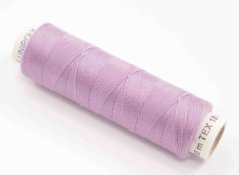 Polyester thread 100 m unipoly light purple
